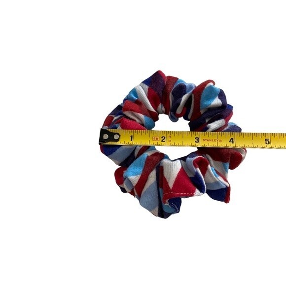 Hair Scrunchie. Mini (Small). Multicolor. Patriotic. 4th of July. Casual. Cute. - Picture 9 of 9